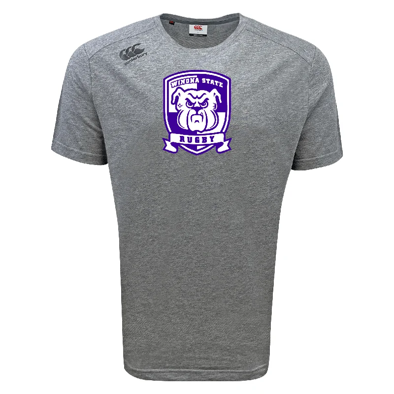 ultra-light trekking pants for summer -Winona State University Tempo Vapodri T-Shirt by Canterbury