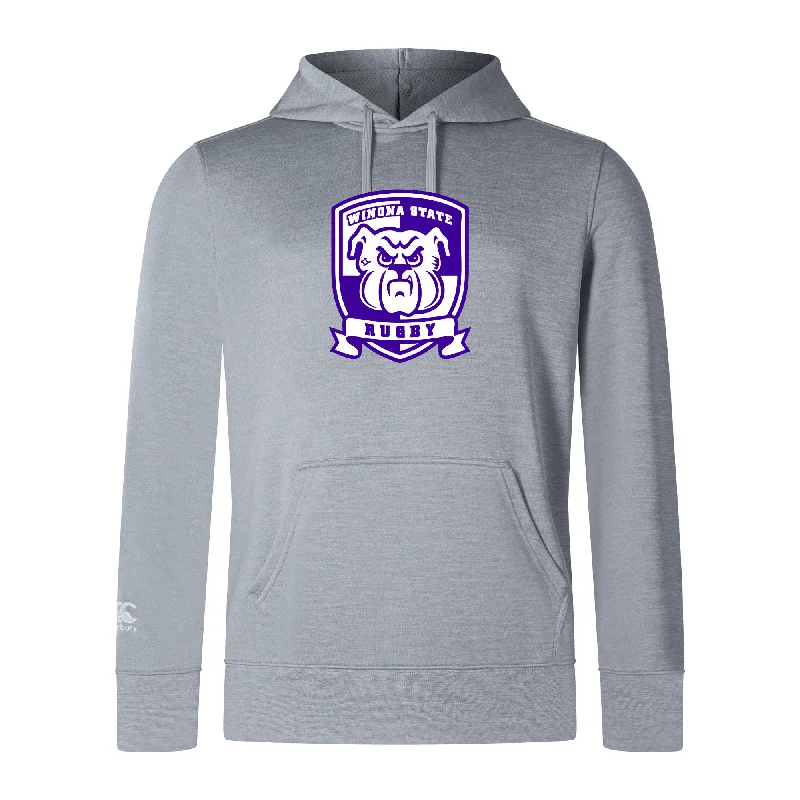 hiking water bottle with insulated sleeve -Winona State University Club Lightweight Hoodie by Canterbury