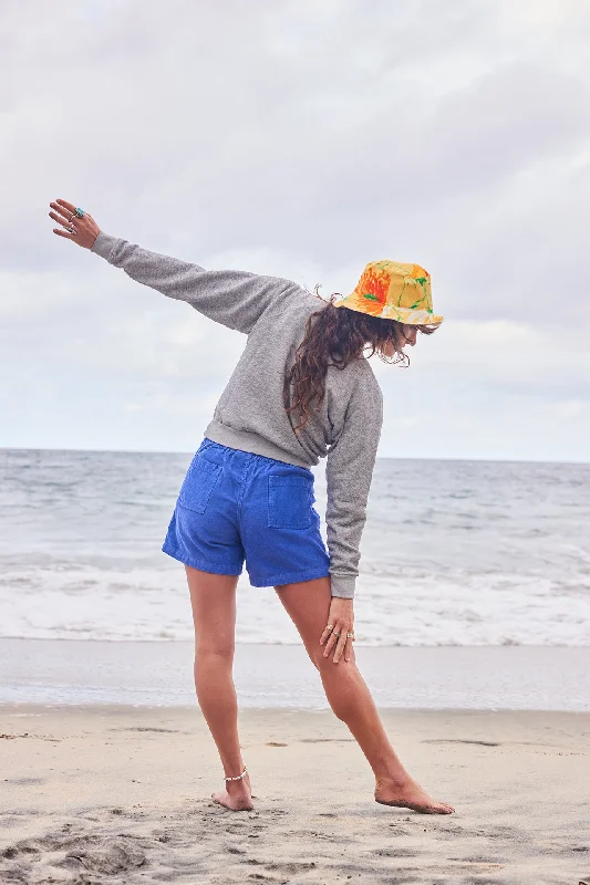 comfortable wool hat for cold weather -Soft Haus - Bucket Hat Yellow Flowers