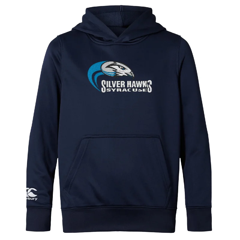 water-resistant outdoor chair for camping -Syracuse Silver Hawks Club Lightweight Hoodie by Canterbury