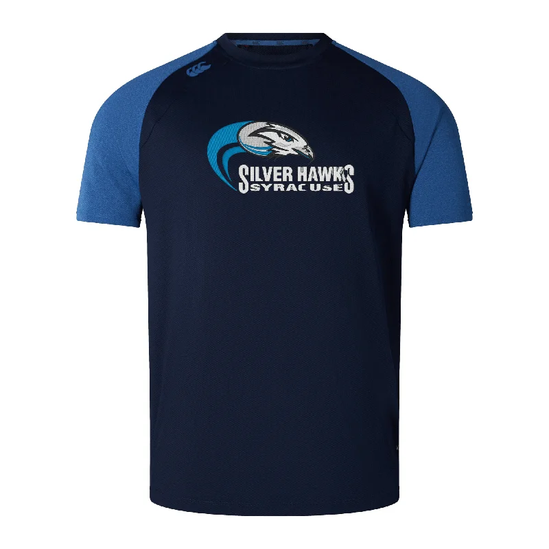 hiking pack with hydration system -Syracuse Silver Hawks Elite Training Tee by Canterbury