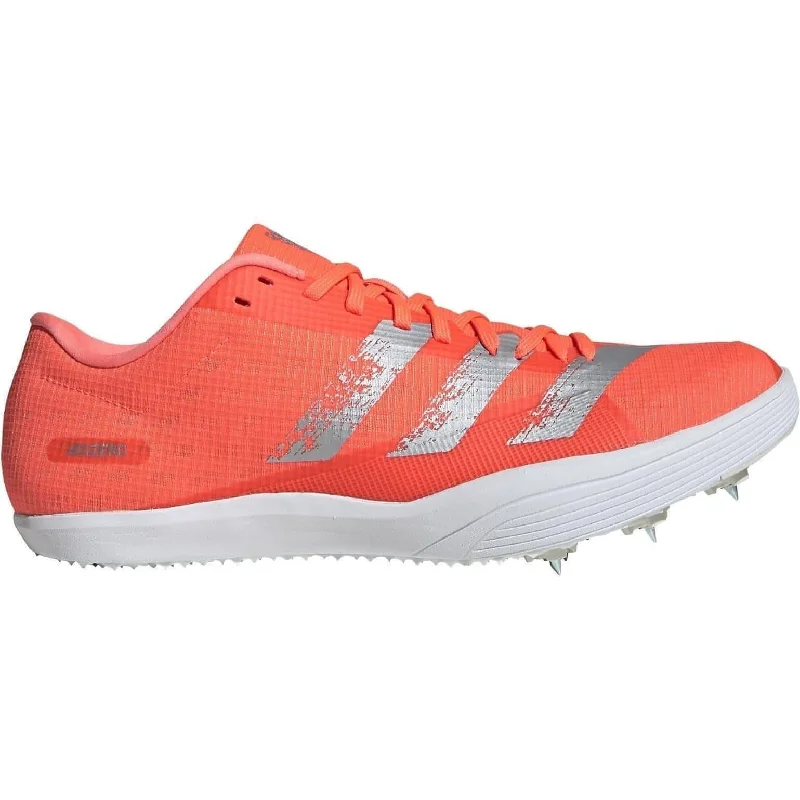 durable hiking boots for men -adidas Adizero Long Jump Field Event Spikes - Orange