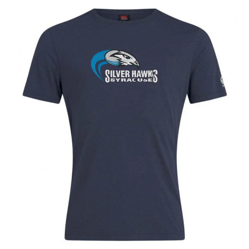 camping stove with dual burners -Syracuse Silver Hawks Club Plain Tee by Canterbury