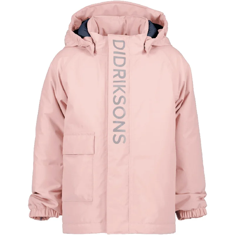 camping folding knife -Didriksons Dusty Pink Talvi Kids Jacket