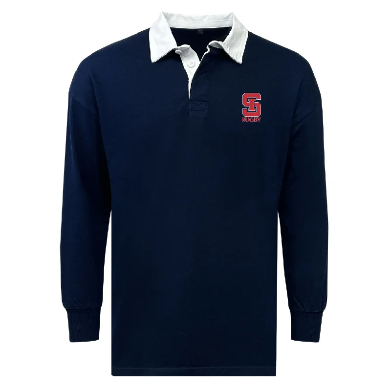 hydration packs for hiking -St. Ignatius Rugby Classic Long Sleeve Solid Rugby Jersey