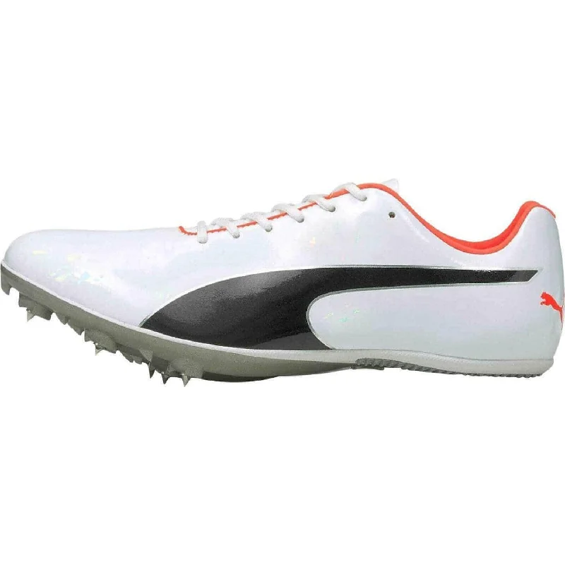 hiking boots with memory foam insole -Puma evoSpeed Sprint 10 Running Spikes - White