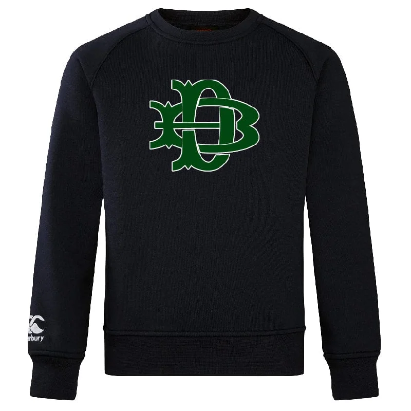 hiking shoes for rocky trails -Denver Barbarians Club Crew Sweatshirt by Canterbury