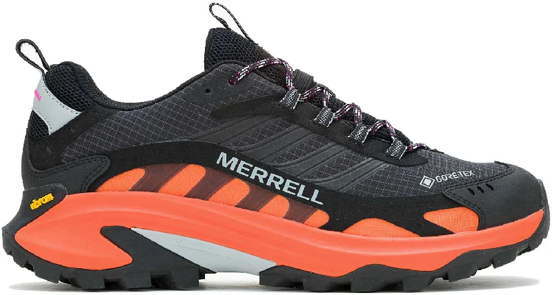 trekking hat with UV protection -Merrell Moab Speed 2 GORE-TEX Mens Walking Shoes - Black