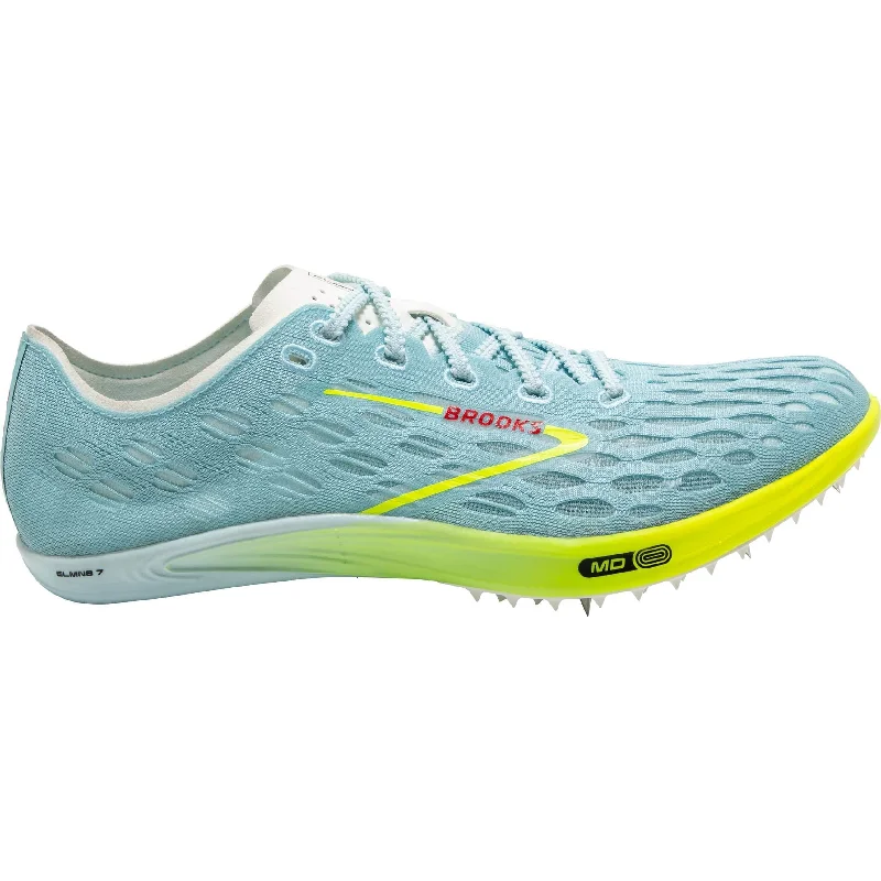 trekking shoes with breathable upper -Brooks ELMN8 7 Running Spikes - Blue