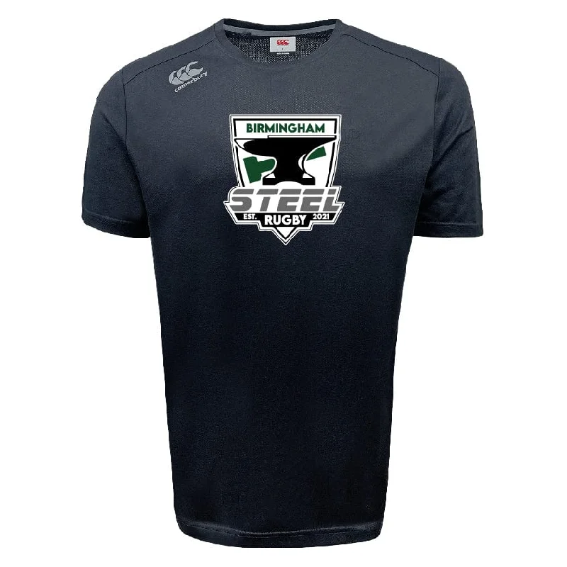 hiking sunglasses with UV protection -Birmingham Steel Rugby Tempo Vapodri T-Shirt by Canterbury