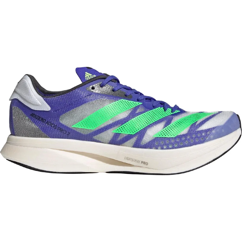 camping tent stakes and guylines -adidas Adizero Adios Pro 2 Running Shoes - Blue