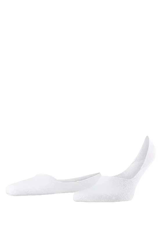 sport-specific socks for tennis -Invisible Cotton Falke Steps Invisible Sock | White 12498-2000