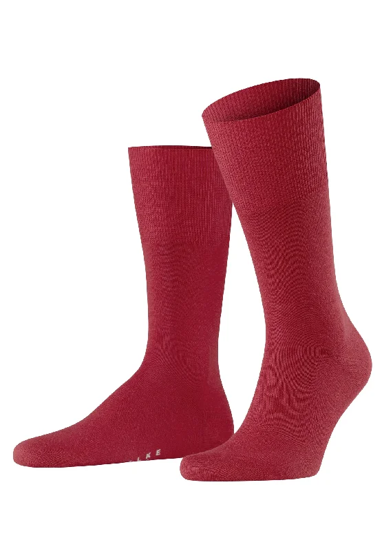 cotton socks for running -Airport Airport Sock | Scarlet 14435-8120