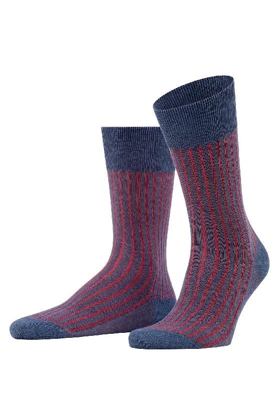 moisture-wicking socks for hiking -Shadow So Socks | Demin Mela 14648-6665