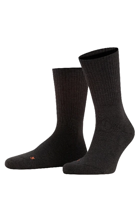 dress socks for men -Walkie Light Unisex Walkie Light Weekend Sock | Anthracite Melange 16486-3080