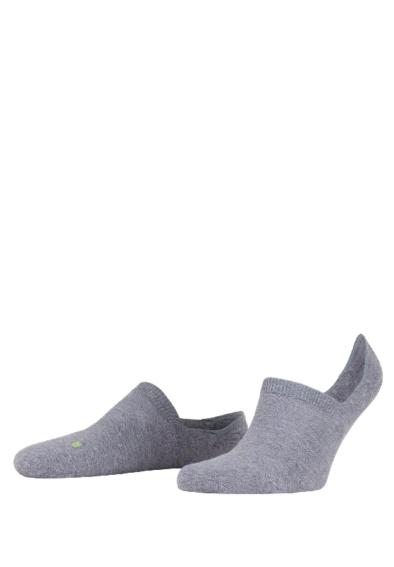 padded socks for extra comfort -Cool Kick Men's Cool Kick Invisible Sporty Sock | Light Grey Melange 16601-3400