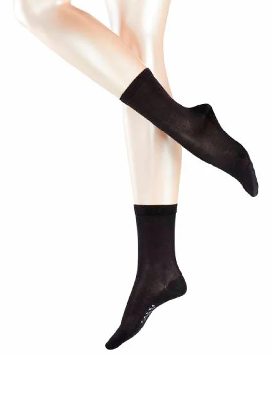 cotton socks for men -Sensual Silk Sensual Silk Sock | Black 46288-3009