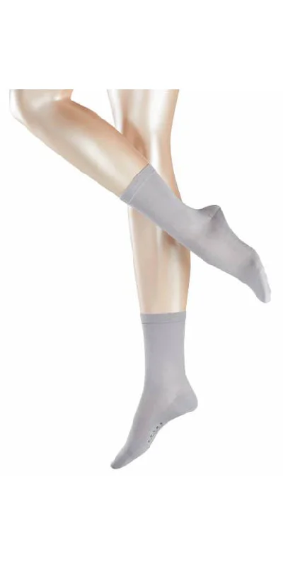 compression socks for running -Sensual Silk Sensual Silk Sock | Silver 46288-3290