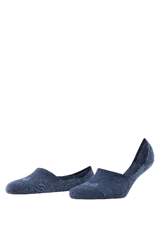 cotton socks for running -Falke Step High Cut In | Navy Melange 46493-6127