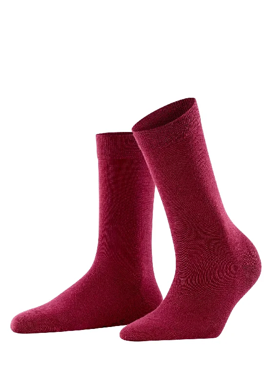 cozy socks for winter nights -Softmerino Women's Softmerino Wool Sock | Wine 47488-8010