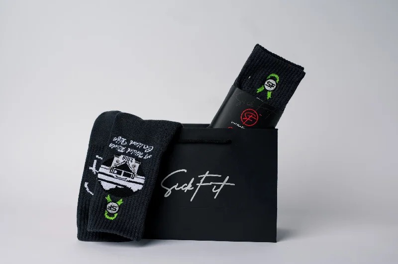 sport-specific socks for tennis -SickFit A Wild Ride Called Life Socks