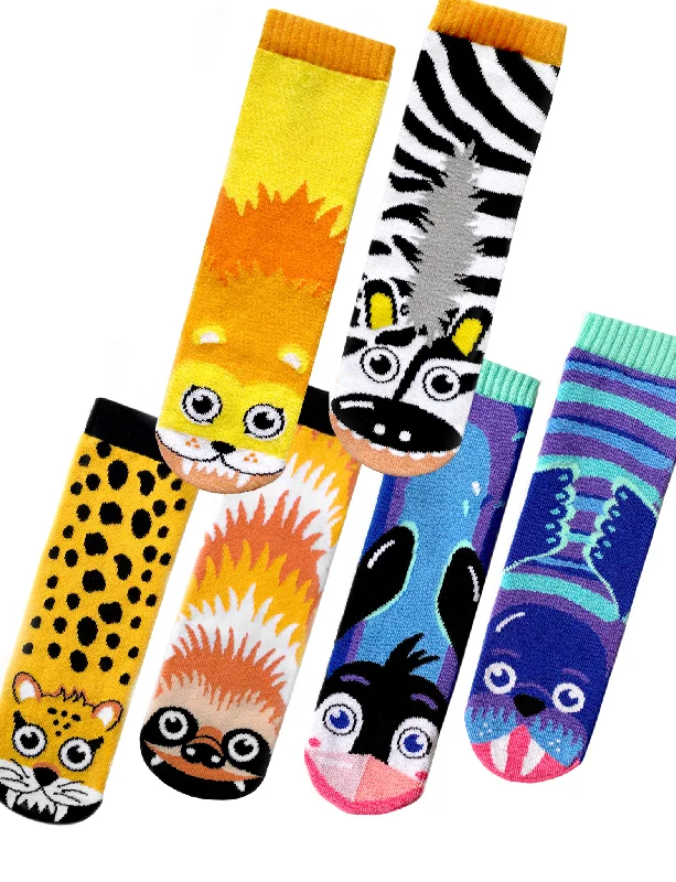 breathable athletic socks for running -GO WILD! ZOO SOCKS GIFT BUNDLE