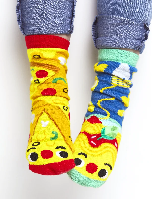 durable socks for work -ADULT PIZZA & PASTA SOCKS