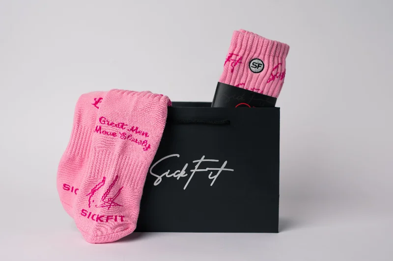 cozy socks for winter nights -SickFit Pride Slouch Socks- Pink