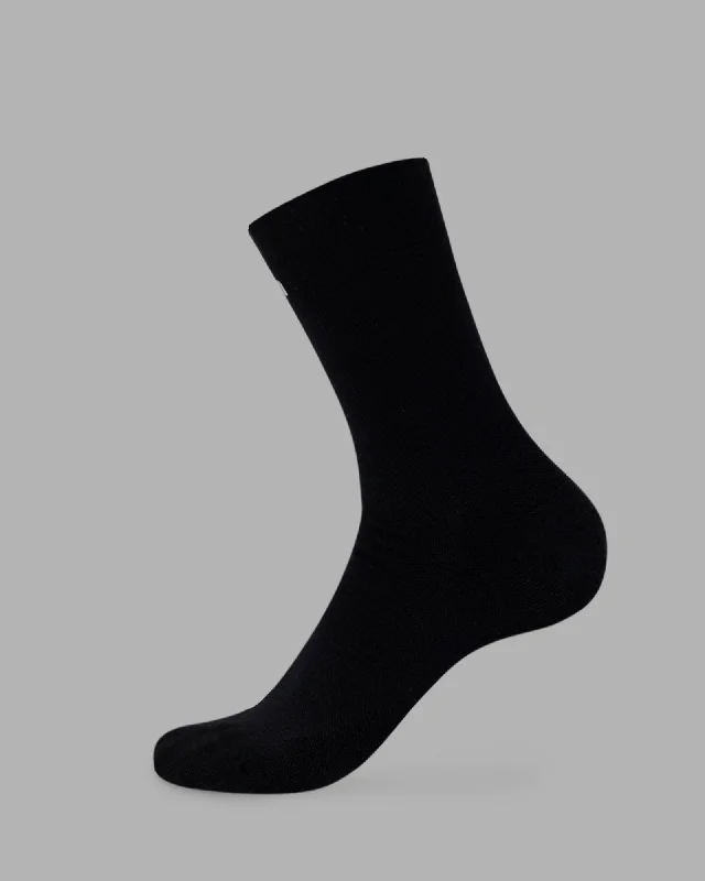 cotton blend socks for hiking -Rep Performance Crew Socks - Black