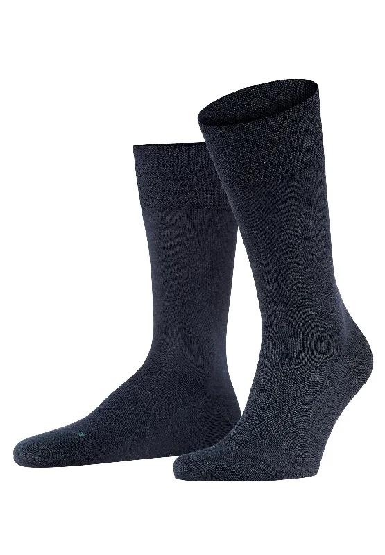 wool socks for outdoor activities -Sensitive Berlin Socks | Blue 14448-6375