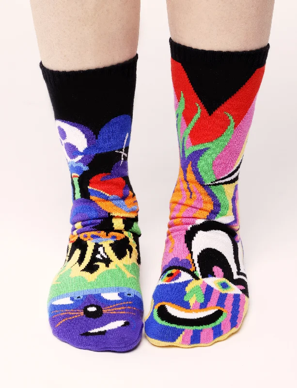 thermal compression socks for travel -ADULT SHY & OUTGOING SOCKS