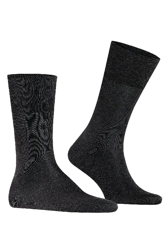 toe socks for comfort -Tiago Kh Socks | Anthracite Melange 14792-3095