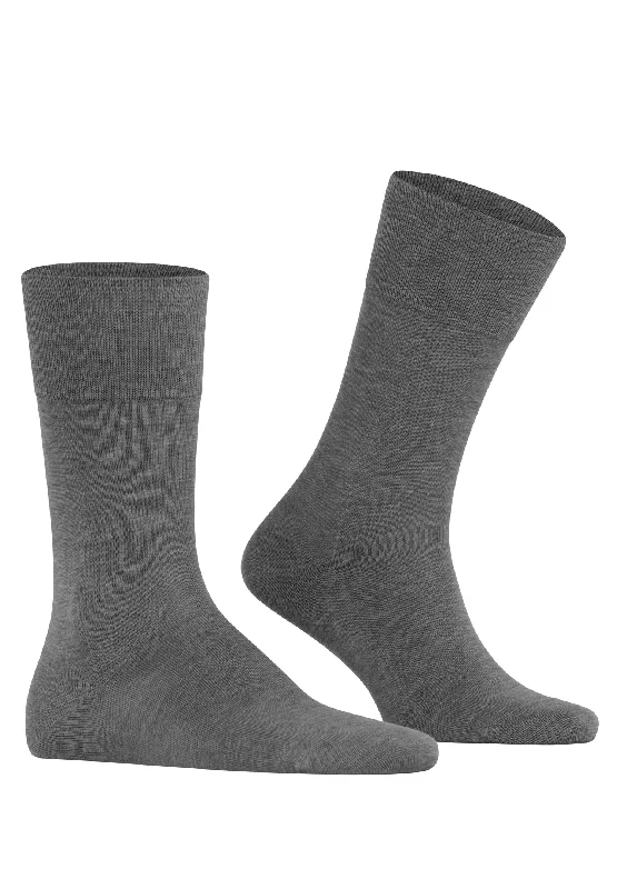 dress socks for business wear -Tiago Kh Socks | Steel Melange 14792-3165