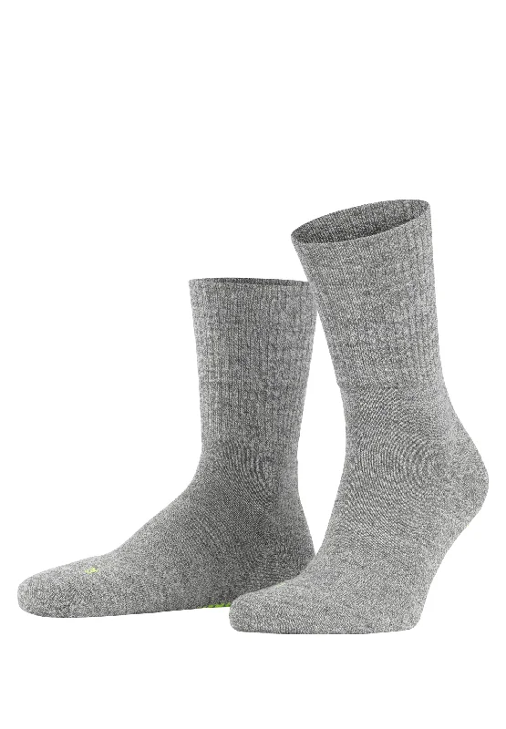 padded socks for extra comfort -Walkie Light Unisex Walkie Light Weekend Sock | Graphit Melange 16486-3060