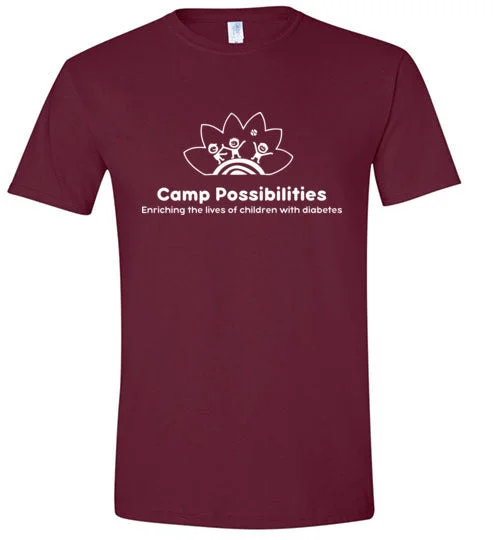 portable camping accessories-camping rain protection accessories-Camp Possibilities Gildan Softstyle Unisex T-Shirt