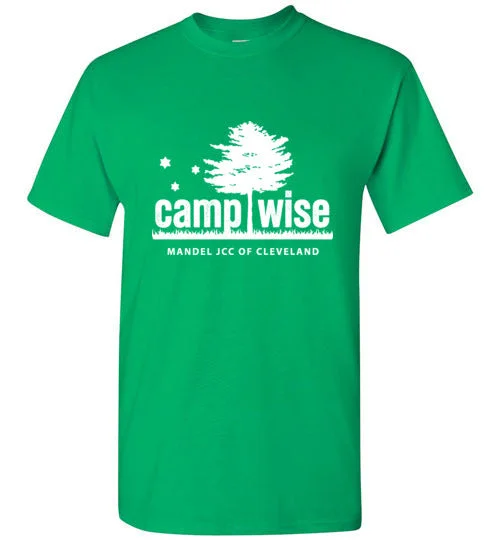 camping rain gear accessories-camping accessories for beginners-Camp Wise Short Sleeve Short Sleeve T-Shirt - Irish Green