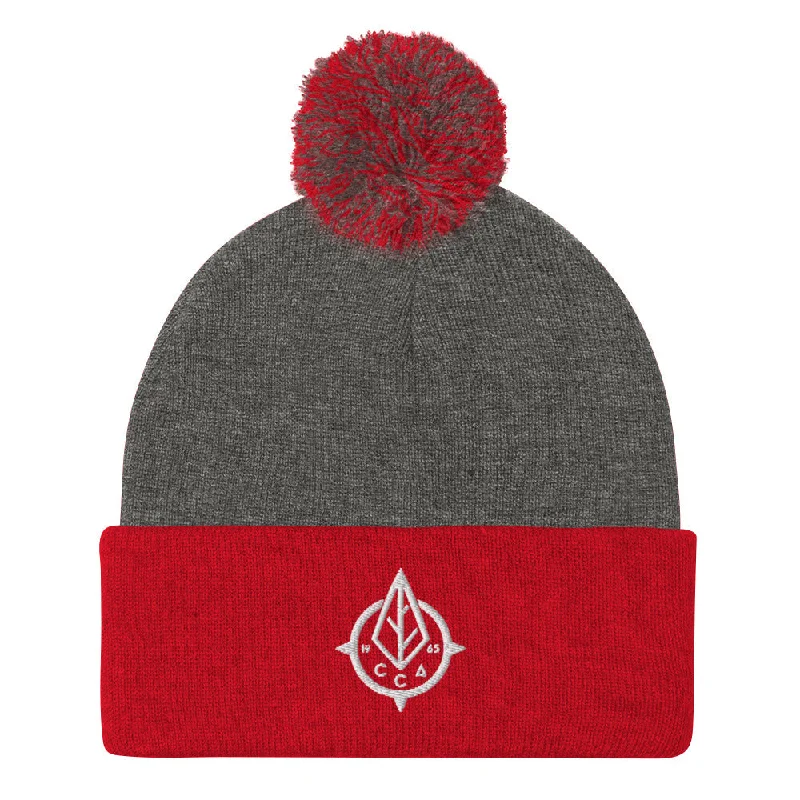 Dark Heather Grey/ Red