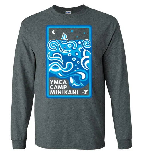 camping accessories for women-camping wildlife protection accessories-Minikani Long Sleeve T-Shirt - Boating