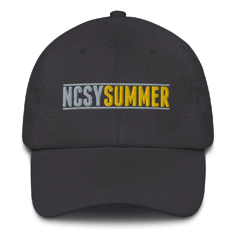 camping hat accessories-camping outdoor cooking stove accessories-NCSY Summer Twill Baseball Cap - Grey