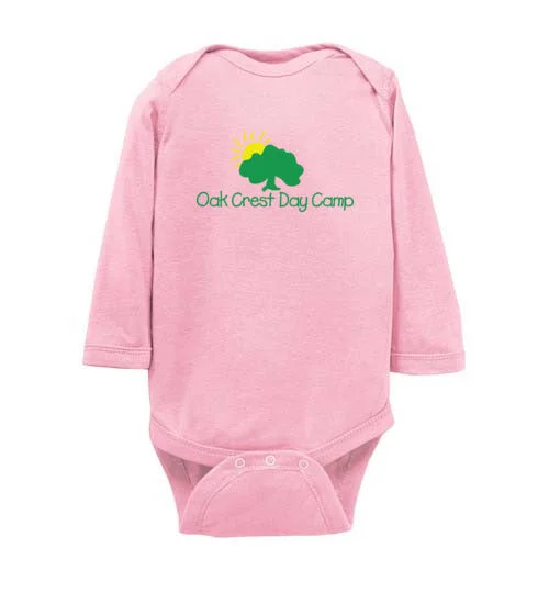 camping cooking grill accessories-camping sleeping bag liner and accessories-Oak Crest Infant Long Sleeve Bodysuit