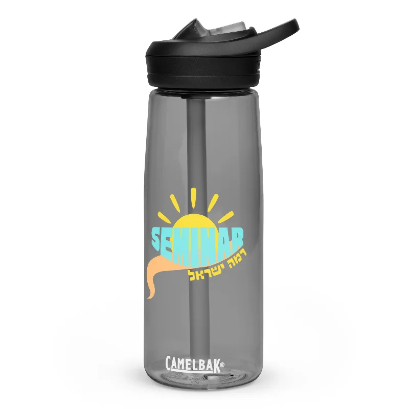 camping portable shower accessories-camping emergency shelter tent accessories-Ramah Israel Seminar Camelbak Sports Water Bottle - Sun Logo