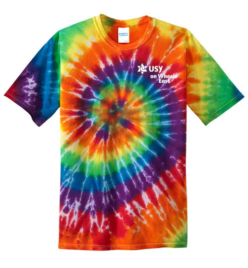 camping cool weather gear accessories-camping hammock gear accessories-USY On Wheels East Tie-Dye T-Shirt