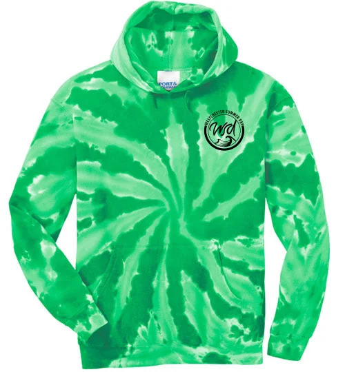 camping solar power accessories-camping accessories for cooking outdoors-WSD Tie Dye Hooded Sweatshirt