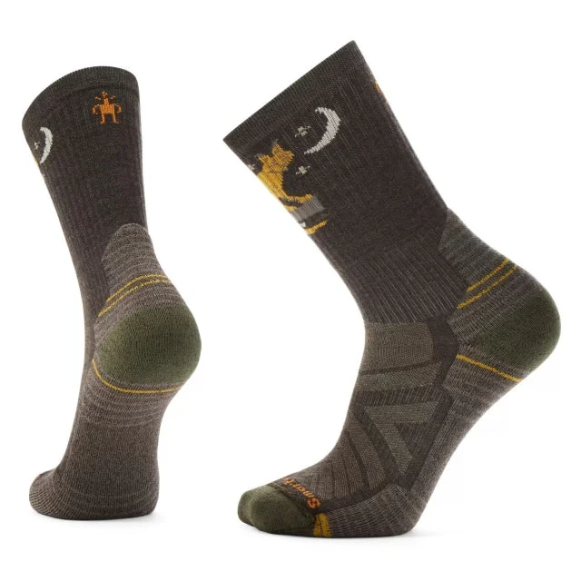 trekking boots with waterproof lining -Hike Light Cushion Nightfall in the Forest Crew Socks