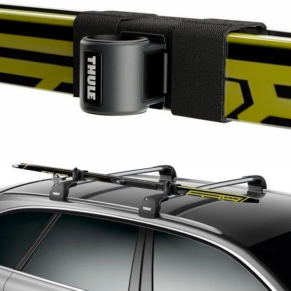 hiking water bottle with built-in filter -SkiClick XC Ski Rack