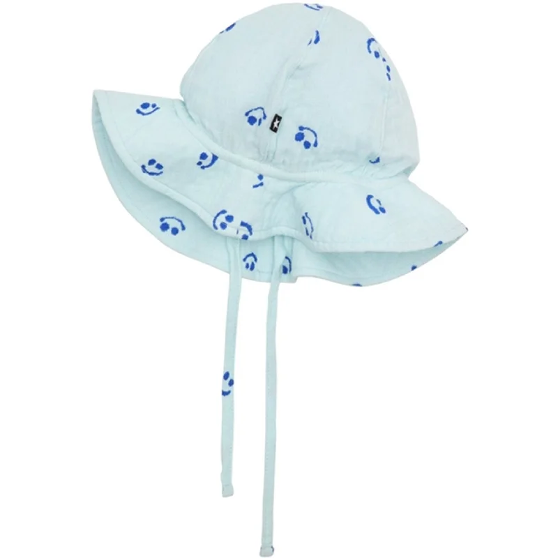 unisex outdoor sun protection hat -Molo Aquarelle Smile Noel Baby Sun Hat